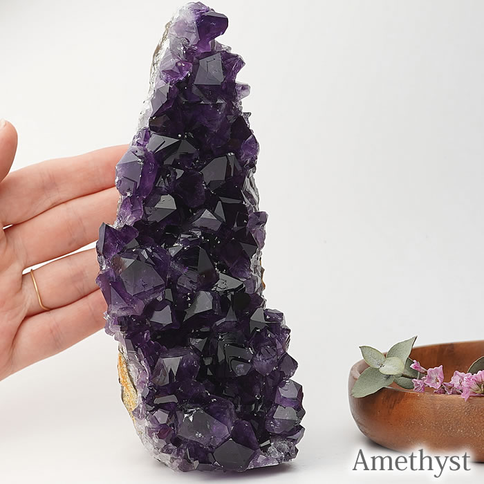 【一点物】【高品質】アメジスト ウルグアイ産 原石 クラスター 天然石 パワーストーン Amethyst Cluster