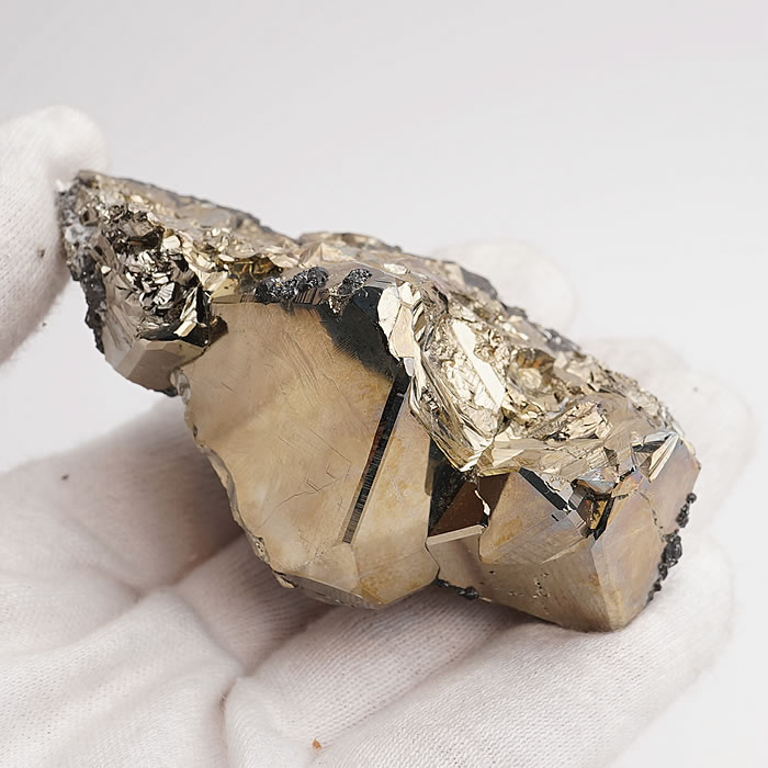 【一点物】スペイン産 パイライト 原石 標本 天然石 パワーストーン 黄鉄鉱 pyrite クラスター