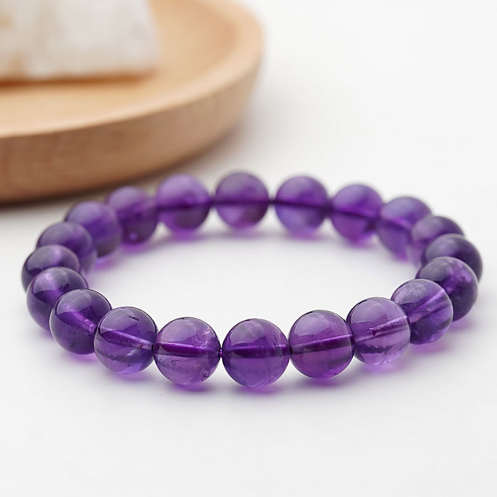 アメジストAAA 10mm ブレスレット 天然石 パワーストーン アメシスト 紫水晶 amethyst 2月の誕生石