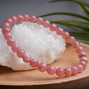 インカローズAAAA 6mm アルゼンチン産 ロードクロサイト ブレスレット 天然石 パワーストーン rhodochrosite incarose