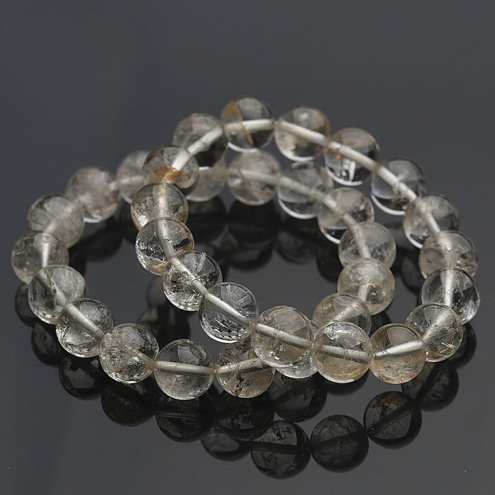 【証明書付き】超活性アゾゼオ ゴールデンアゼツライト クリア 12mm ブレスレット 天然石 パワーストーン Golden Azeztulite アゾゼオ Azozeo Heaven and Earth アゼツライト ゴールデンアゼツライト