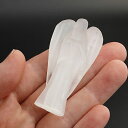 セレナイト エンジェル 天使 インテリア 置物 天然石 パワーストーン ジプサム 石膏 selenite angel 聖母マリアのガラス