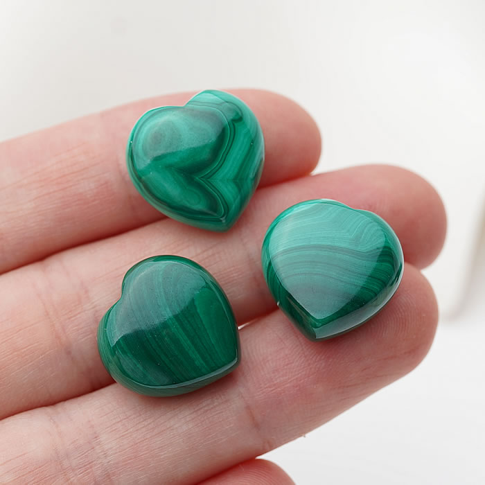 【数量限定】マラカイト ハートストーン 1個 天然石 パワーストーン 置物 インテリア ハート