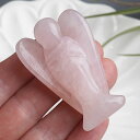 ローズクォーツ エンジェル インテリア 置物 天然石 パワーストーン 天使