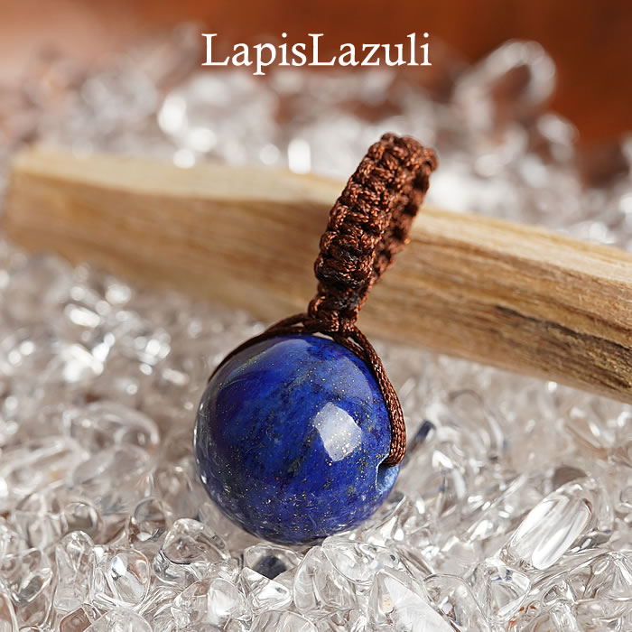 ラピスラズリAAAAA 15mm アフガニスタン産 編み込み大粒ペンダント ペンダントトップ ネックレス ラピスラズリ 天然石 パワーストーン ラピス 瑠璃石 lapis lazuli