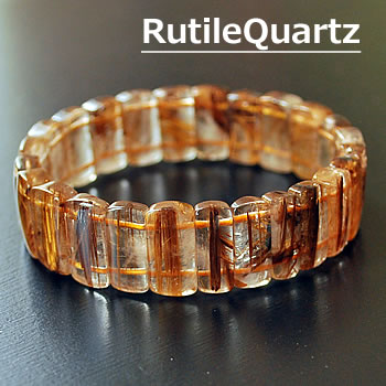【一点もの】タイチンルチルクォーツAAA(ブロンズカラー) バングル ブレスレット 天然石 パワーストーン ルチルクォーツ 天然石ブレスレット パワーストーンブ...