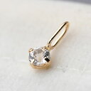 K18 フェナカイト ペンダントトップ ネックレス 天然石 パワーストーン チャーム ジュエリー アクセサリー 18金イエローゴールド 日本製