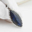 【一点物】【高品質】ブラックラブラドライトAAA ペンダントトップ ネックレス 天然石 パワーストーン Black Labradorite Pendant ブルーラブラドライト ラブラドライト Silver925