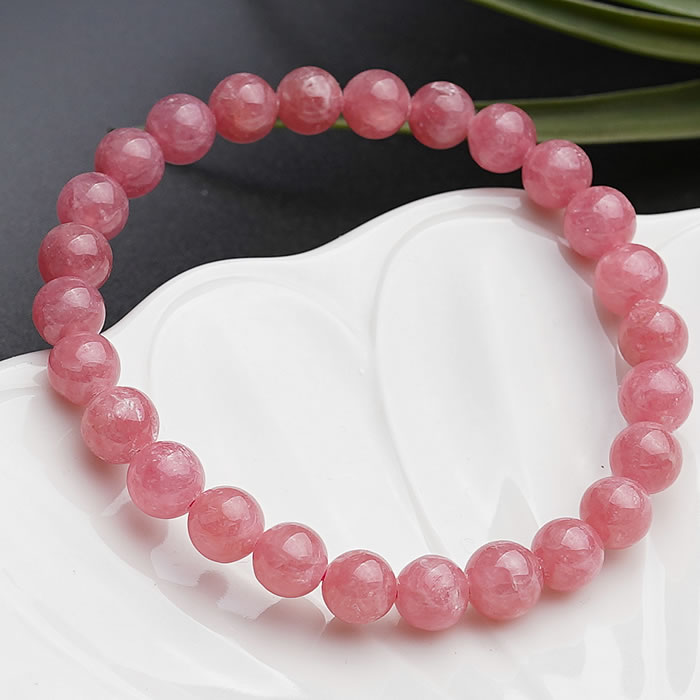 【高品質】インカローズ AAAA 7mm アルゼンチン産 ロードクロサイト ブレスレット 天然石 パワーストーン