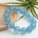 【premium】【一点物】【高品質】アクアマリン 約16.5mm ブレスレット 天然石 パワーストーン 藍玉 aquamarine 3月の誕生石
