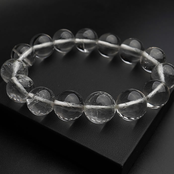 【一点物】【希少】クリアクォーツ ガネーシュヒマール産 ブレスレット 天然石 パワーストーン ヒマラヤ水晶 クリスタルクォーツ crystal quartz 天...