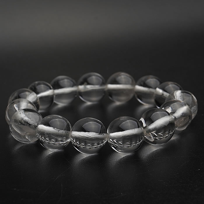 【一点物】【希少】クリアクォーツ ガネーシュヒマール産 ブレスレット 天然石 パワーストーン ヒマラヤ水晶 クリスタルクォーツ crystal quartz 天...