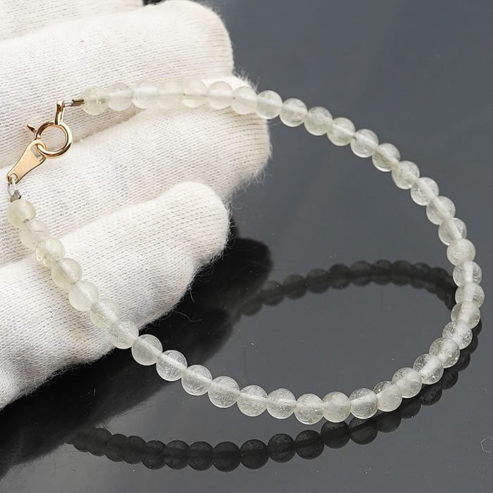 �ڰ���ʪ�ۡڴ��̽��դ��ۥ�ӥ���ǥ����ȥ��饹 4mm �֥쥹��å� ŷ���� �ѥ���ȡ��� ���������꡼ ���奨�꡼ ��ӥ��󥰥饹 18K