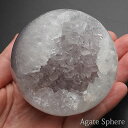 【一点物】【高品質】笑口アゲート丸玉 スフィア 66mm 天然石 パワーストーン 置物 インテリア