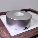 【単品売り/電池入りライト】電池/置物/インテリア/石置き/アクセサリー置き/店舗/ディスプレイ/デザイン/オシャレ/おしゃれ/シルバーカラー/ギフト/ユニセッ...