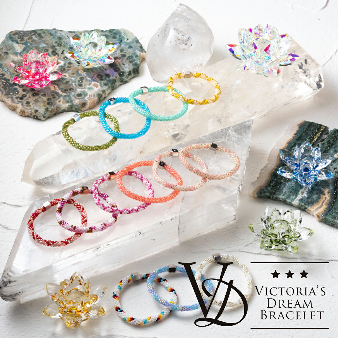 楽天ストーンマーケットショップ【Sサイズ/VICTORIA'S DREAM BRACELET】13色から選べるハンドメイドガラスビーズブレスレット/レッド/ピンク/ブルー/ブラック/グレー/オレンジ/イエロー/ホワイト/グリーン/シルバー/ゴールド/水色/黄緑/ミックス/レディース/メンズ/ユニセックス/お買い得/お得/オリジナル