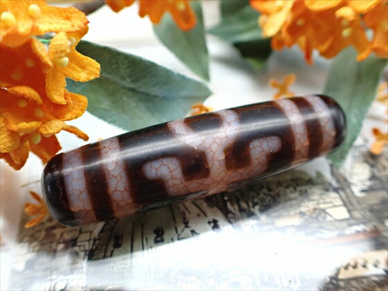 【チベット龍紋天珠】大人天珠 【一点物】