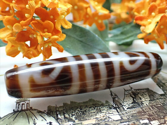 【チベット高級至純天珠】菩提天珠 【一点物】