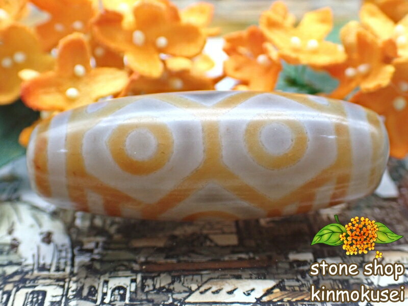 【チベット天珠】 亀甲六眼天珠 【一点物】 【※注意事項あり】