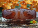 【チベット天珠】 四線虎牙天珠・茶 【一点物】
