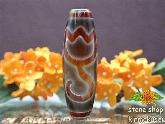 【チベット天珠】 水蓮花天珠 【一点物】