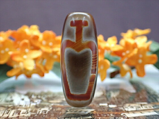 【チベット天珠】 寶瓶天珠 【一点物】