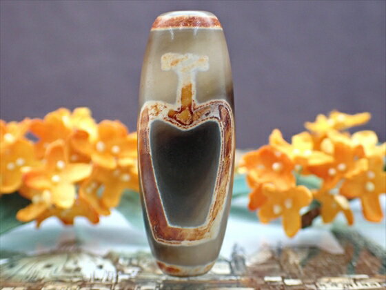 【チベット天珠】 寶瓶天珠 【一点物】