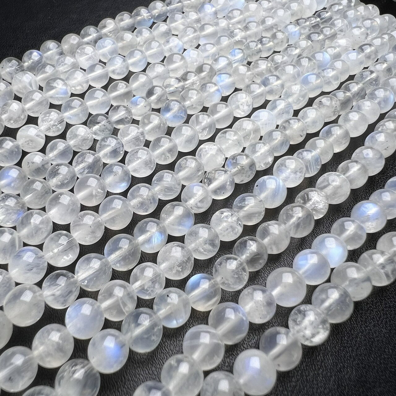 ブルームーンストーン 5-5.5mm 54cm 3連ブレスレット 天然石 送料無料