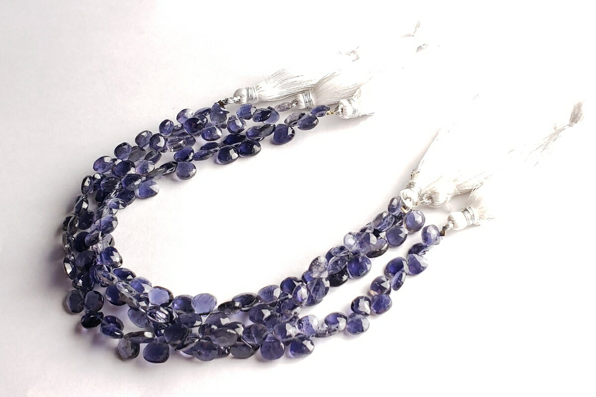 アイオライト　マロンカット　連売り20センチ(インド加工)