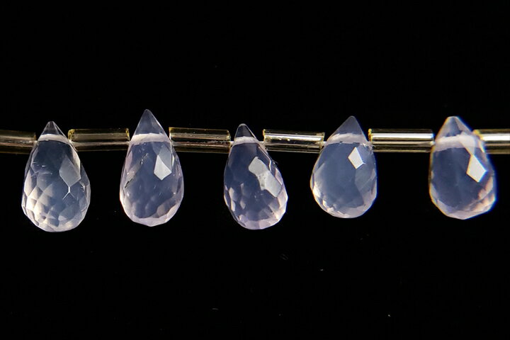 スコロライト ドロップカット 連売りビーズ20センチ(インド加工)