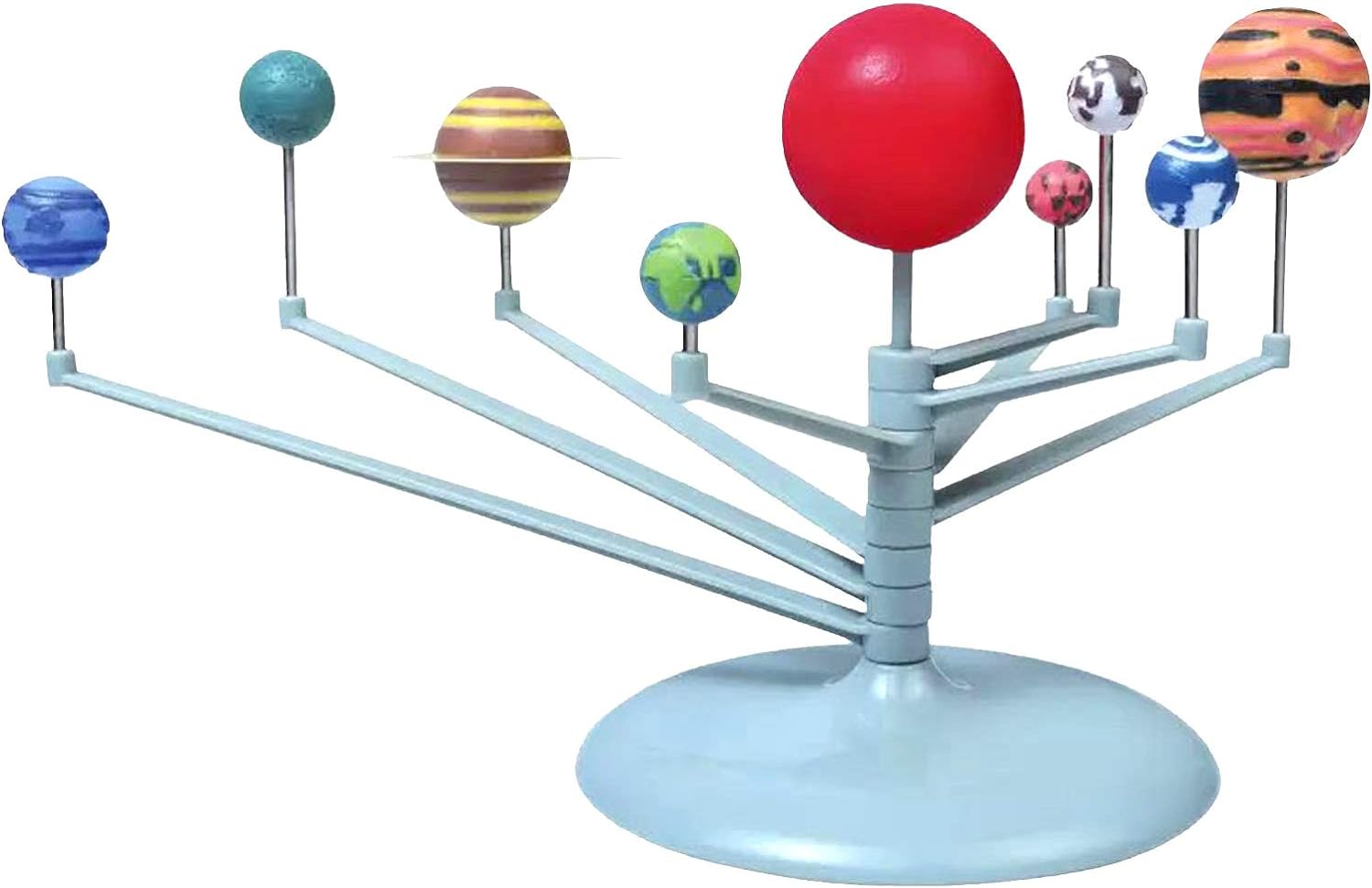 8つの惑星の子供たちの理解を高めるための創造的な天文学のおもちゃ。ブラシと顔料を装備しているので、子供たちは自分で惑星を着色し、独自の太陽系を作ることができます。のプラスチック製で、耐久性があり、落下防止で、長寿命です。安定したベースデザイ...
