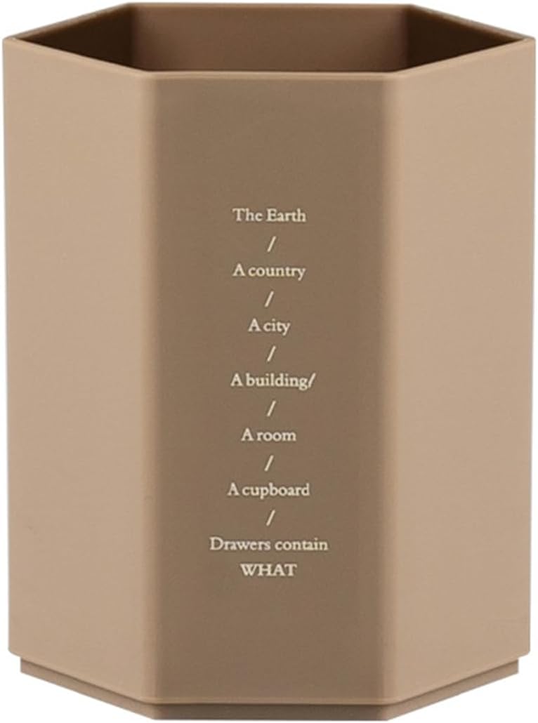 ペン立て おしゃれ 六角形 ペンホルダー 大容量 ペンスタンド 積み重ね可能 六角形ペンホルダー 多機能 利用空間アップ 筆(wn024)