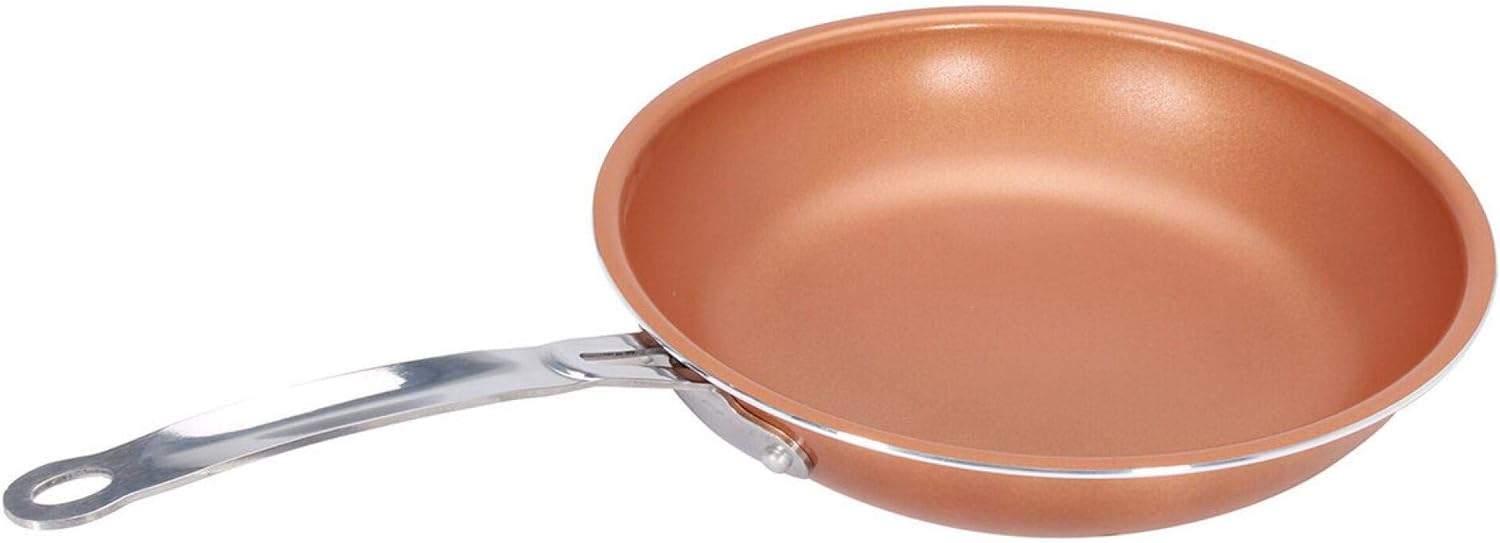 対応 アルミ製中華鍋 フライパン ダイヤモンドコートパン 24cm アップルグリーン 9インチアルミステンレス鋼丸型ノン(wp061)