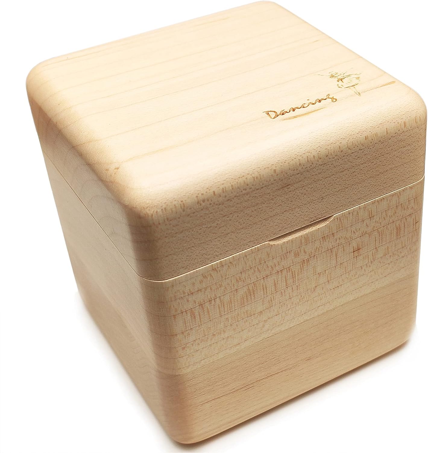 バレリーナがくるくる踊る木製オルゴール(ws181)