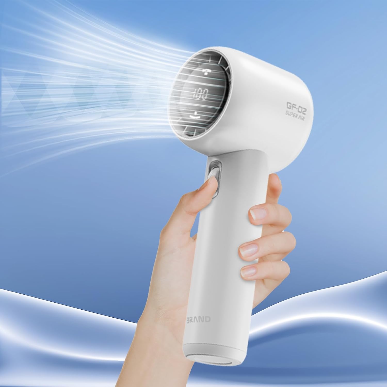 携帯扇風機 ハンディー扇風機 最長21時間連続稼働 3500mAh 高速充電ミニ ?力 小型 静音 おしゃれ USB-C充電(xa001)