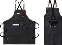 エプロン メンズ レディース おしゃれ キャンプ カフェ DIY アウトドア 前掛け 作業用 業務用 大きいサイズ ロング (xg095)
