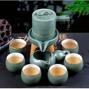 送料無料 茶器セット ティーセット 湯のみ六つ 茶壺 茶道具 茶道 お茶 陶芸 プレゼント 家用 招待 功夫茶 8点