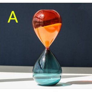 送料無料 砂時計 30分 ガラス インテリア シンプル プレゼント 内装 記念品 モダン 欧米風