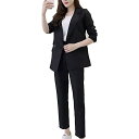 スーツ 洋服 レディース セット 春 夏 秋 冬 二点セット コート ズボン ビジネス ゆったり
