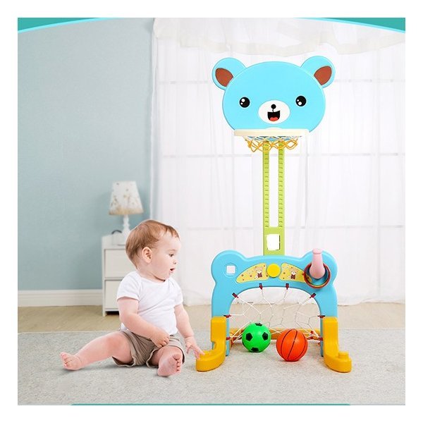 送料無料 バスケットボール 室内ゴール 家庭用 スポーツトイ 屋内 子供用 外遊び具 サッカー シュートフープ 知育玩具 2歳 3歳