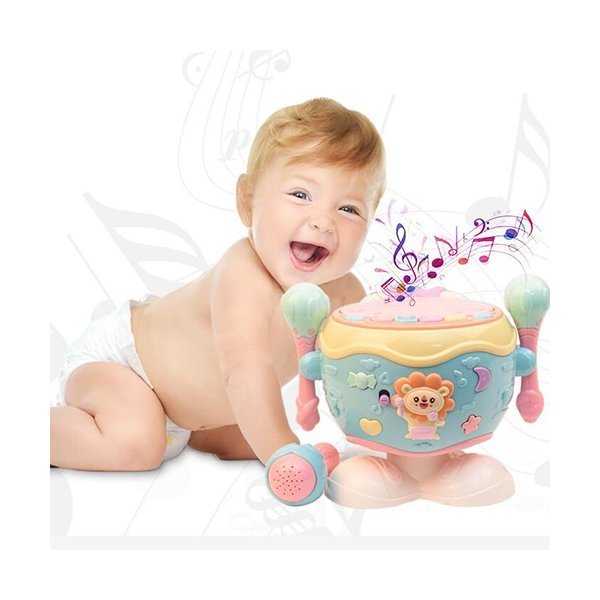 送料無料 子供用ドラムおもちゃ 打楽器 知育玩具 キッズ 誕生日プレゼント 赤ちゃん ベビー ライト マイク スマホン連携