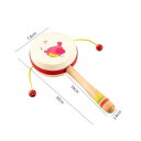送料無料 子供用ドラムおもちゃ 打楽器 知育玩具 キッズ 誕生日プレゼント 赤ちゃん ベビー リズム でんでん太鼓 ドラム