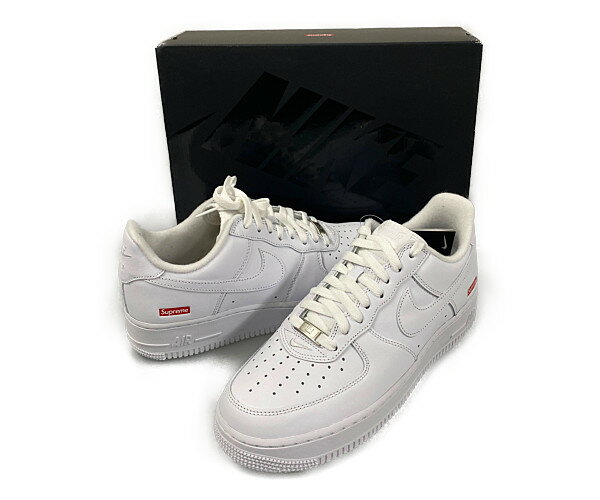 SUPREME~NIKE CU9225-100 AIR FORCE 1 LOW SP GAtH[X V[Y zCg TCYUS9=27cm Ki / 29106yÁz