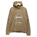 FCRB 19AW FCRB-192110 EMBLEM PULLOVER HOODIE エンブレム スウェット パーカー ベージュ系 サイズL 正規品 / 34040【中古】