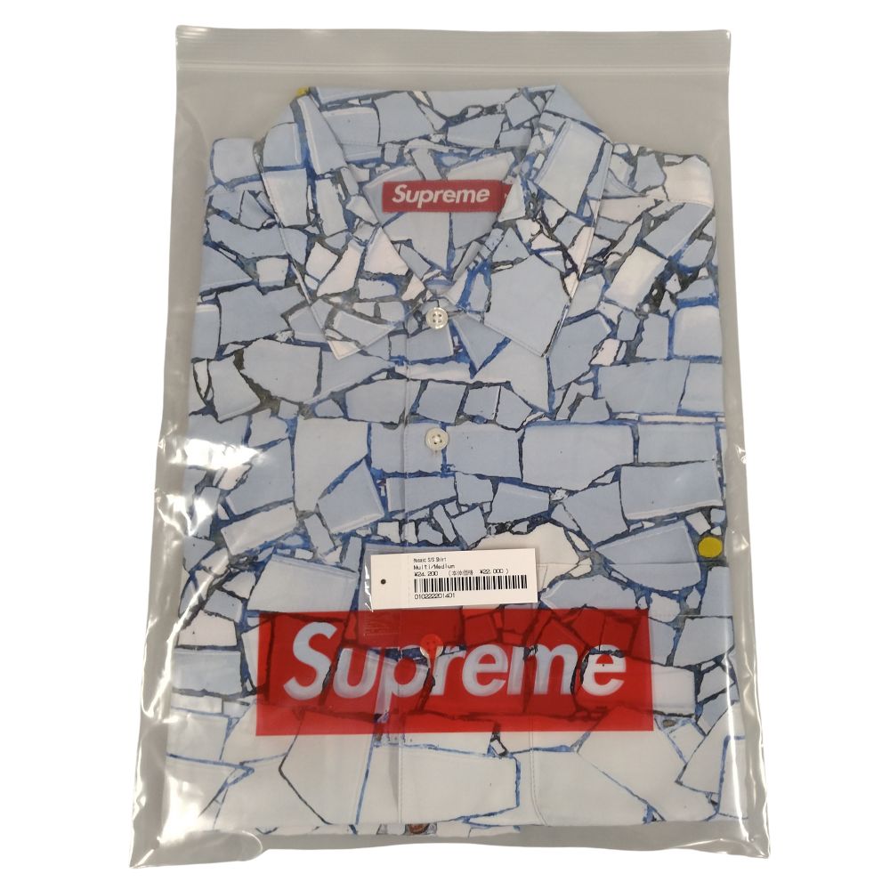 SUPREME Vv[ 24SS Mosaic S/S Shirt UCN Vc }` TCYM Ki / 34148yÁz