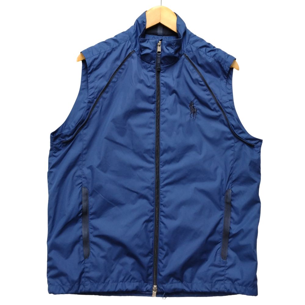 POLO GOLF 2WAY ナイロンブルゾン ブルー サイズ M 正規品 / B5736【中古】