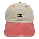 IRAK NEW YORK BOX LOGO DAD CAP キャップ ベージュ系 正規品 / B7009【中古】