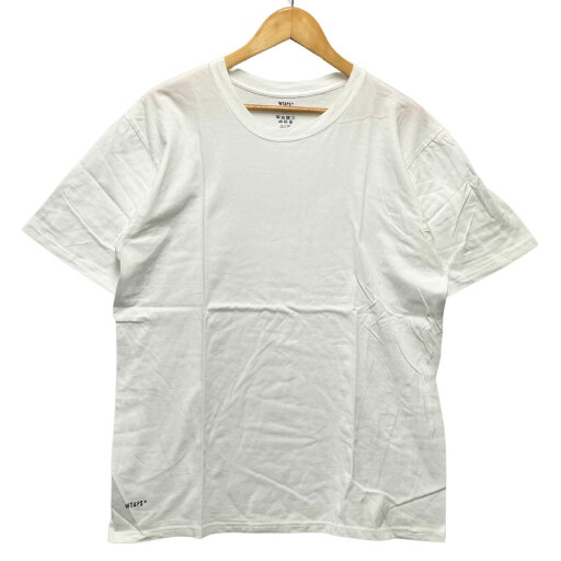 WTAPS ダブルタップス 半袖Tシャツ ホワイト サイズL 正規品 / B6639【中古】 WTAPS ダブルタップス 半袖Tシャツ ホワイト サイズL 正規品 / B6639【中古】