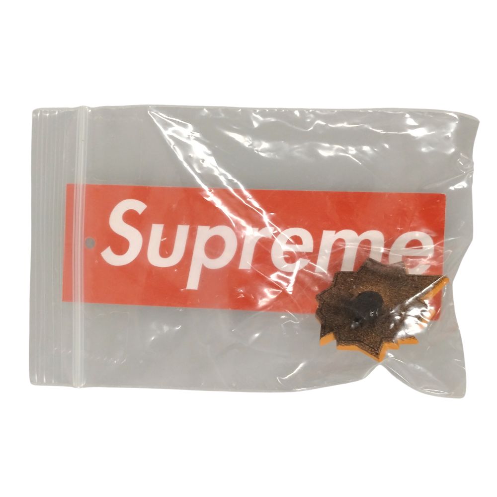 SUPREME シュプリーム 25SS Nate Lowman Bullet Hole Pin ピンズ ピンバッジ オレンジ 正規品 / 45045【中古】