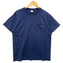 STANDARD CALIFORNIA スタンダードカリフォルニア ポケット付き Tシャツ ネイビー サイズM 正規品 / 50565【中古】